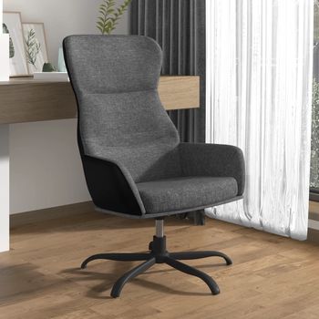 vidaXL Sillón de relax de tela gris claro