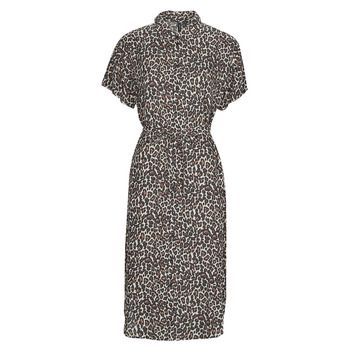 Vero Moda Vestido largo VMBUMPY SS CALF SHIRT DRESS NOOS para mujer