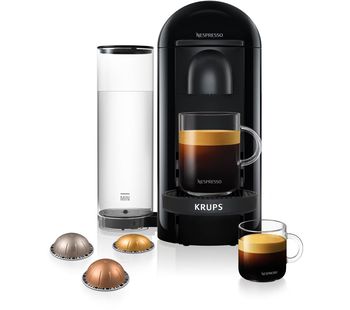 by Krups Vertuo Plus XN903840 Coffee Machine - Black, Black