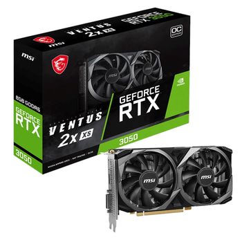 Tarjeta Grafica Msi Rtx 3050 Ventus 2X Xs 8Gb Oc Gddr6 / 1 X Dp / 1 X Hdmi / 1 X Dl-Dvi-D / Pci Express