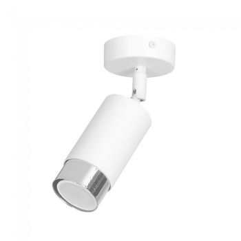 Foco de techo orientable mura blanco/cromo