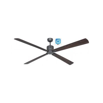 Ventilador De Techo Con Wifi Casafan Eco Neo Iii 180cm 952415w Nogal / Nogal Y Cereza