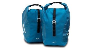 Par de bolsas para bicicleta acid city 20 2 rt smlink 40l  2x20l  azul oscuro