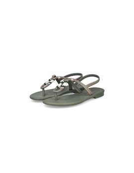 Sandalias grendha cacau inspira green