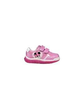 Zapatillas geox lightyloo niña rosa