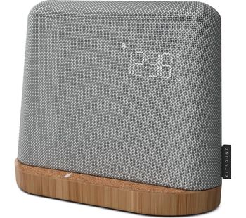 XDock Qi FM Bluetooth Clock Radio - Grey, Grey