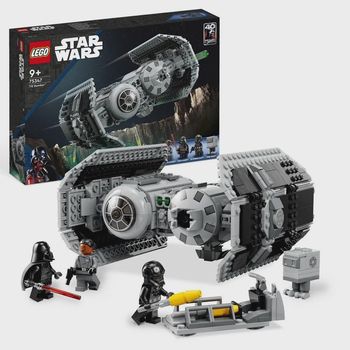 Set de juguetes de construcción LEGO Star Wars 75347 Bombardero TIE; divertido set con un caza