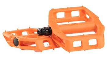 Pedales planos bontrager line comp naranja