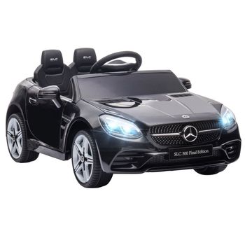 Aiyaplay Coche Eléctrico Para Niños De +3 Años Mercedes SLC 300 Negro