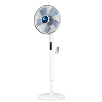 Rowenta Turbo Silence Extreme + Electrónico Ventilador de Pie Blanco