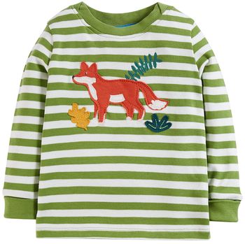 Frugi Fox Stripe Easy-On Top