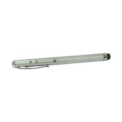 Rolson 4-in-1 Laser Pointer Pen Silver 1230082