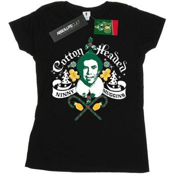 Elf Camiseta manga larga Cotton Headed Ninny Muggins para mujer