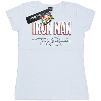 Marvel Camiseta manga larga AKA Tony Stark para mujer