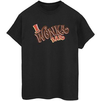 Willy Wonka Camiseta manga larga Bar Logo para mujer