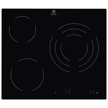 Electrolux EHF6232IOK Placa Vitrocerámica 3 Zonas 60cm Negro