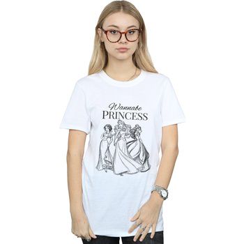 Disney Camiseta manga larga Wannabe Princess para mujer