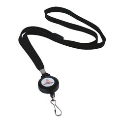 Announce Textile Lanyard with Badge Reel (10 Pack)