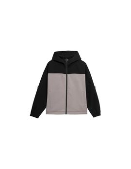 Chaqueta 4f gris mujer