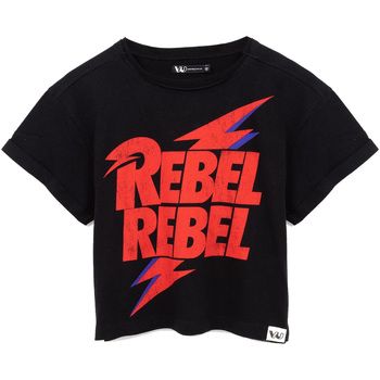 David Bowie Camiseta manga larga Rebel Rebel para mujer