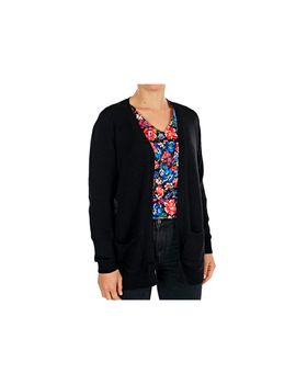 Sudadera only onllesly open cardigan negro mujer