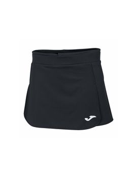 Falda de pádel para tenis joma open ii mujer / niña negro