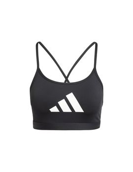 Sujetador deportivo de fitness adidas aeroreact big logo graphic