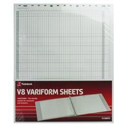 Rexel Variform V8 10-Column Cash Refill (75 Pack)