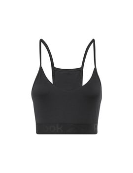 Sujetador deportivo reebok strappy black