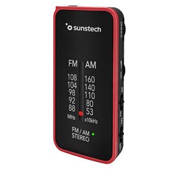 Radio Bolsillo - Sunstech RPC6, Rojo