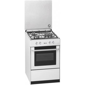 Meireles G 1530 Dv W.1 Cocina de Gas Butano/Propano 3 Zonas 52cm + Horno 55L Blanca