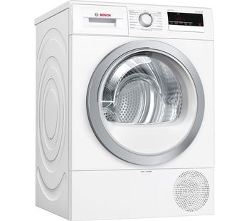 BOSCH Serie 4 WTR85V21GB 8 kg Heat Pump Tumble Dryer - White, White