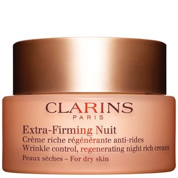 Clarins Cosmética Facial Extra-Firming Nuit Crema rica regenerante antiarrugas para pieles secas