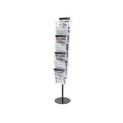 Deflecto 7 Pocket Literature File Floor Stand A4