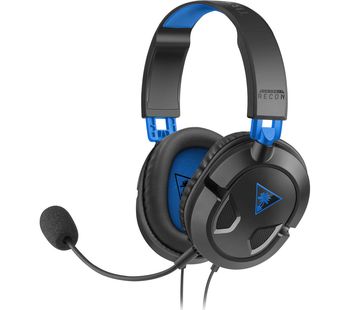 TURTLE BEACH Ear Force Recon 50P Gaming Headset - Black & Blue, Black