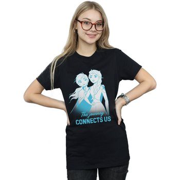 Disney Camiseta manga larga Frozen 2 The Journey Connects Us para mujer