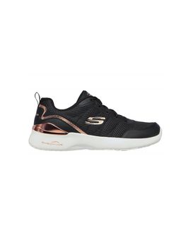 Zapatillas skechers skech-air dynamight mujer black mesh / rose g