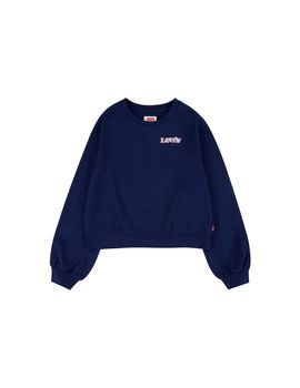 Sudadera levi's benchwarmer crew girl azul oscuro