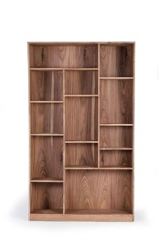 Librería en madera de acacia 2 metros