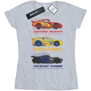 Disney Camiseta manga larga Cars para mujer