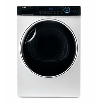 Secadora Condensación - Haier HD100-A2979N-S, Bomba de Calor, 10 Kg, Blanco