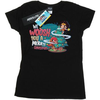 Dc Comics Camiseta manga larga Super Friends We WHOOSH You A Merry Christmas para mujer