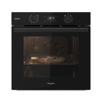 Horno multifunción whirlpool omsr58ru1sb 71l pirólisis negro clase a+