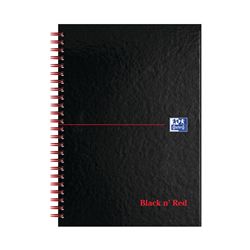 Black n Red Book Wirebound 90gsm Ruled Indexed A-Z 140pp - 100080194