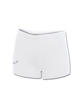 Calentador bermuda de fútbol joma lycra mujer blanco