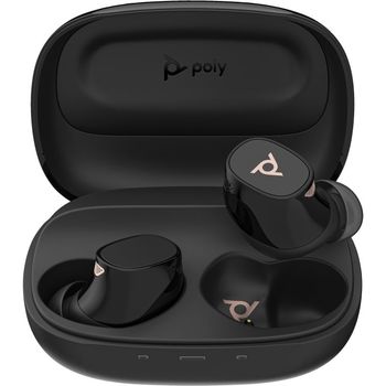 Poly Voyager Free 20 Auriculares Inalámbricos con Cancelación de Ruido Activa Negros