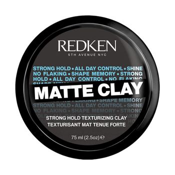 Matte Clay - 75 ml - Redken - Cera de fijación extrema y acabado mate.