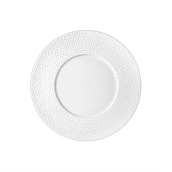 Plato de postre (x6) porcelena blanco