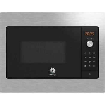 Balay 3CG5142X3 Microondas Integrable con Grill 20L 800W Negro/Inox