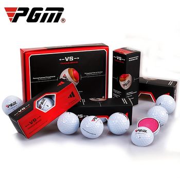 Pelota de golf de tres capas PGM, paquete de 3/12